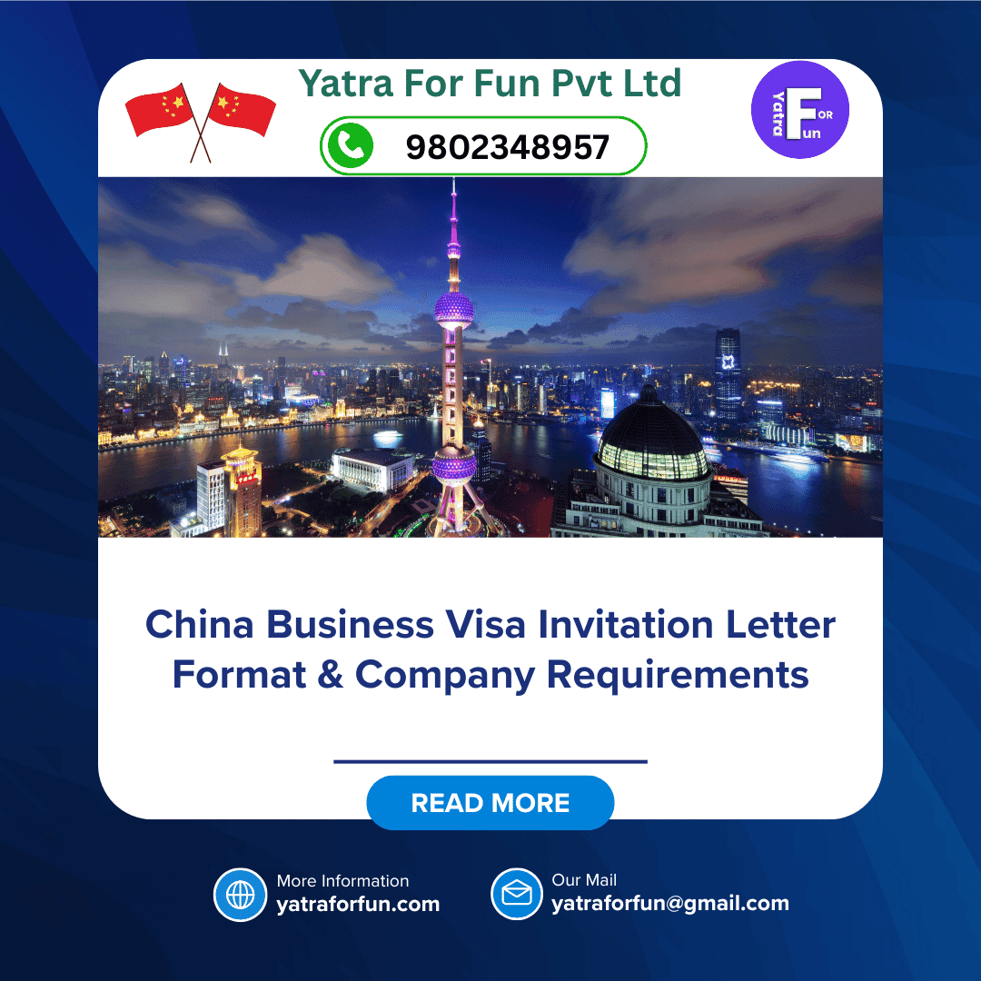 China Business Visa Invitation Letter Format & Company Requirements